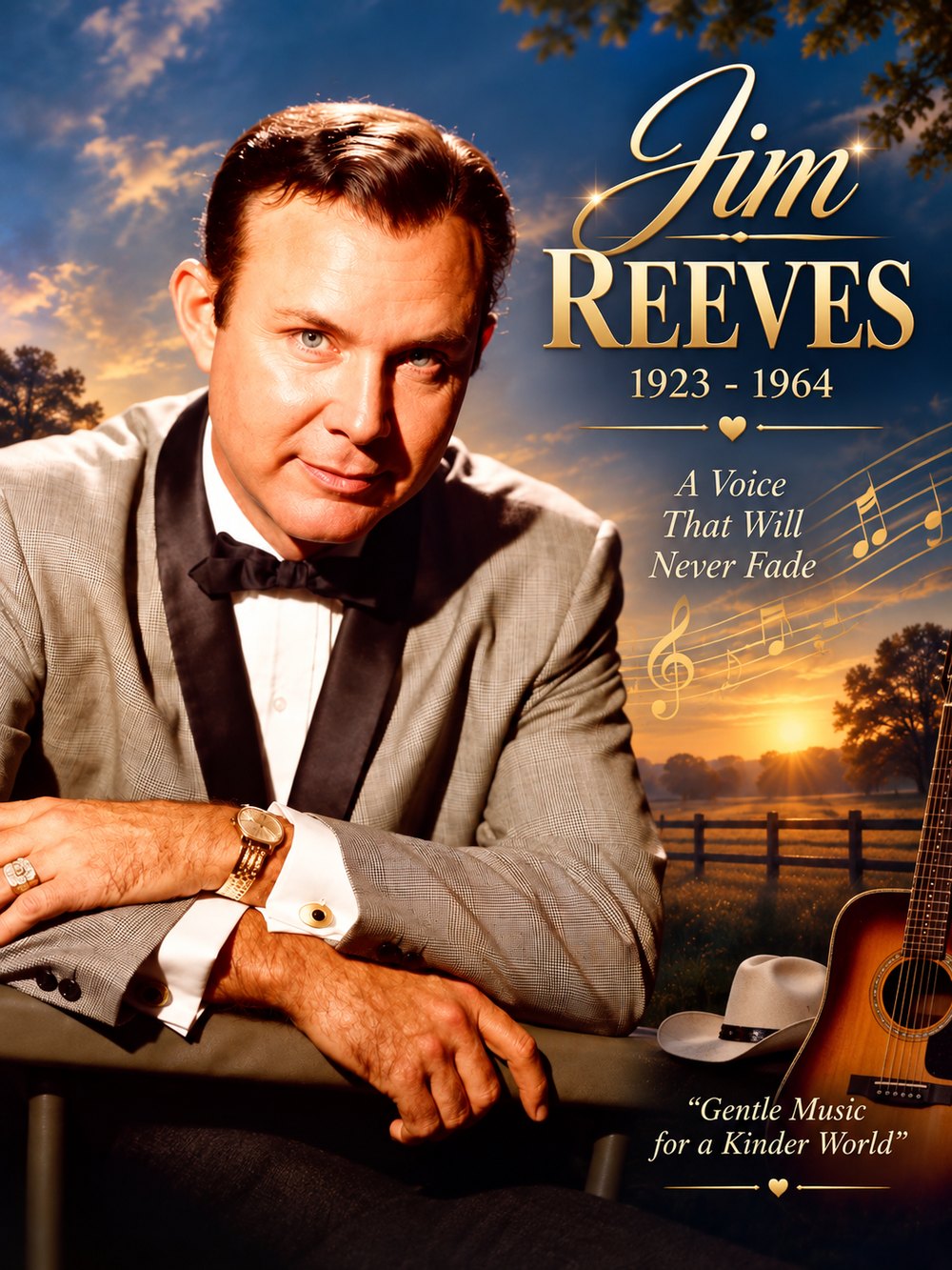 Jim Reeves 1923-1964 — A Voice That Will Never Fade